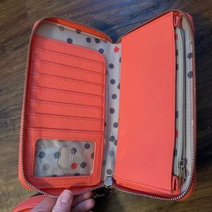 All About The Benjamin’s -Coral Kisses- Thirty One Wallet